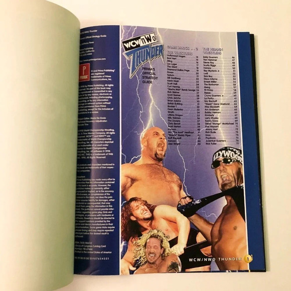 98 WCW nWo Thunder Official Strategy Guide  Playstation Every Signature Move - Picture 6 of 13